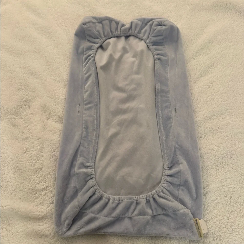 Pottery Barn Kids Luxe Chamois Changing Pad – Light Blue – EUC